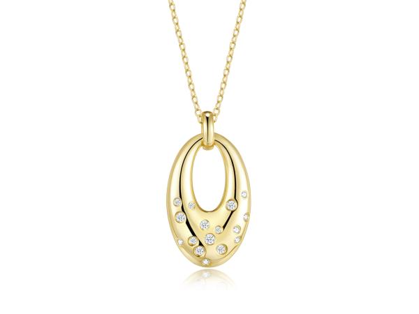 Quinn Halskette 585 Gelbgold Brillant 5278569