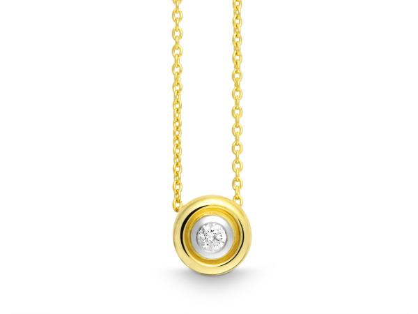 Quinn Halskette 585 Gelbgold Brillant 7278999