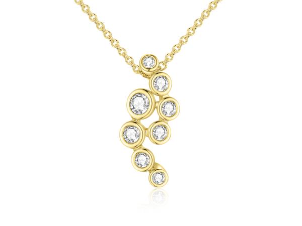 Quinn Halskette 750 Gelbgold Brillant 7279849