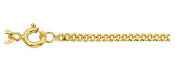 Engelkemper Halskette Panzer 333 Gelbgold BFP360/40