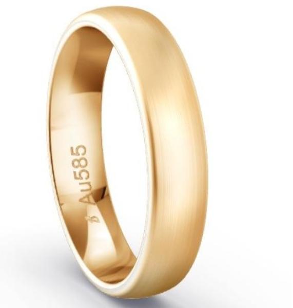 Fischer Trauringe 375 Apricotgold 6 69259/050