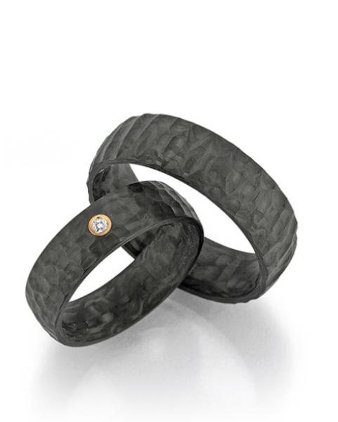 Fischer Eheringe Dark Light 23 96998/060 + 22 96998/070