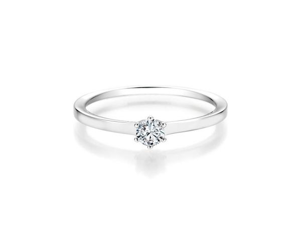 Collection Ruesch Solitaire Ring Weissgold 60/36200