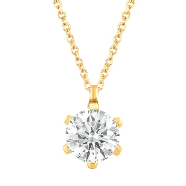 Bedra Labordiamant Collier 585 Gelbgold COLB90003.2-45