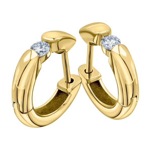 Bedra Creolen Dia-Brill 585 Gelbgold CRB00037.2