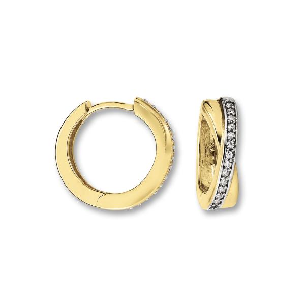 Bedra Creolen 333 Gold Zirkonia CRZ00046.101