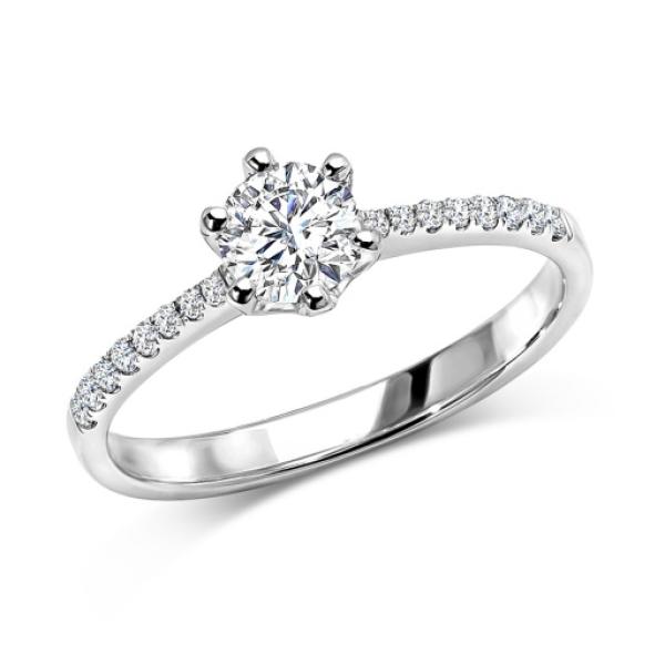 Simon & Söhne Verlobungsring Brillant 0,14 ct. D05-W05/750