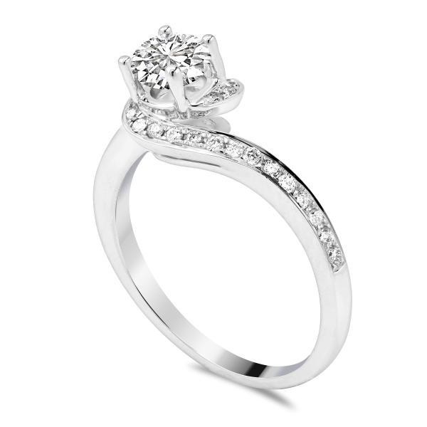 Simon & Söhne Verlobungsring Brillant 0,18 ct. D06-W05