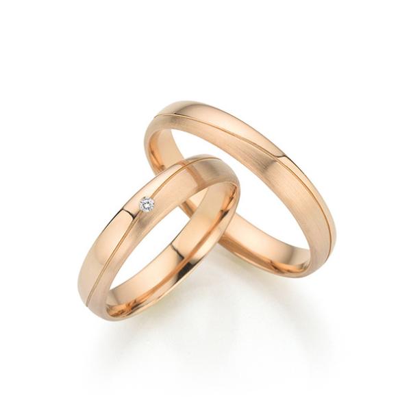 Fischer Trauringe Caramelgold 38 97050/040 + 6 97050/040