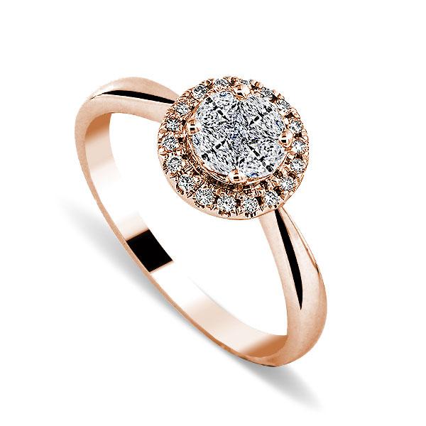 Simon und Söhne Eheringe Verlobungsring Rotgold I01-R55