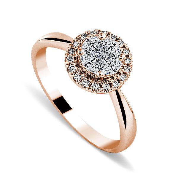 Simon und Söhne Eheringe Verlobungsring Rotgold I01-R55