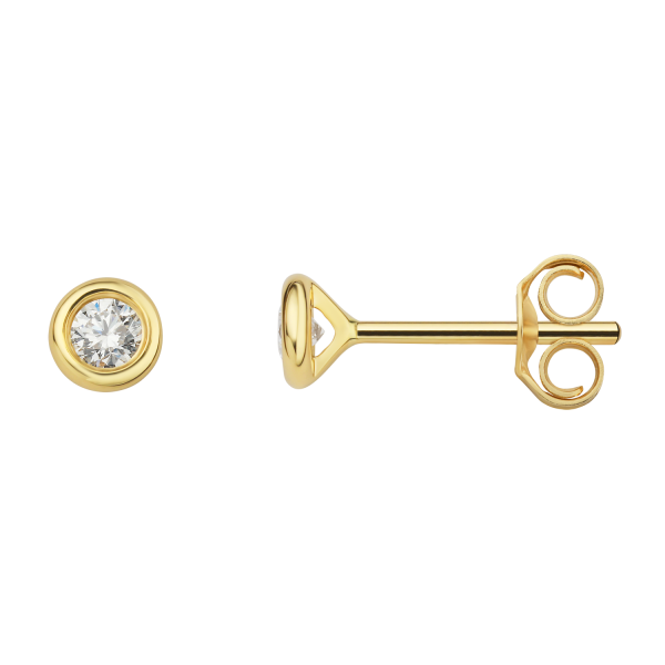 Bedra Solitärstecker Brillant Gelbgold 0,15 ct. OSB90361.2