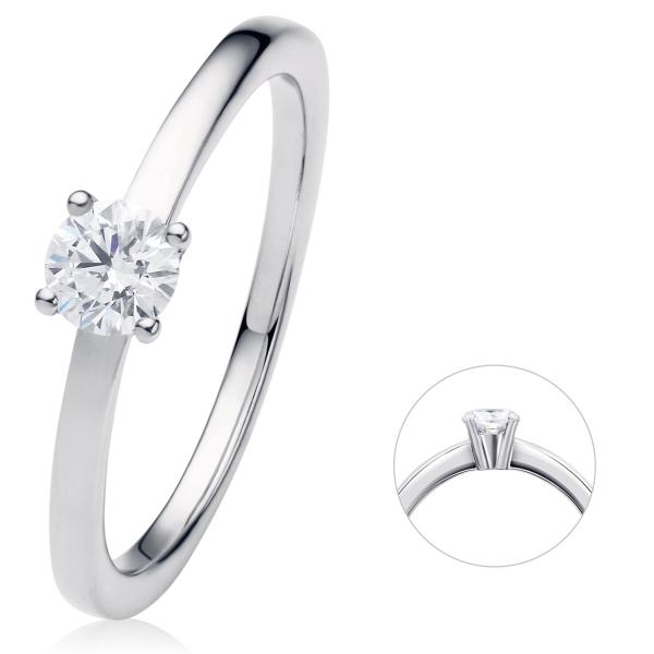Bedra Verlobungsring 585 Weissgold RB00066.5