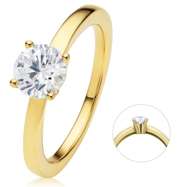 Bedra Antragsring Gelbgold 1,00 ct. RB90350.2