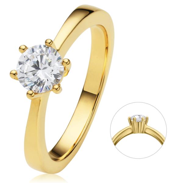 Bedra Antragsring Gelbgold 1,00 ct. RB90359.2