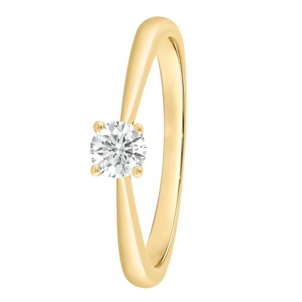 Bedra Labordiamant Ring 585 Weissgold RLB90006.5