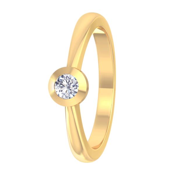 Bedra Labordiamant Ring 585 Weissgold RLB90012.5