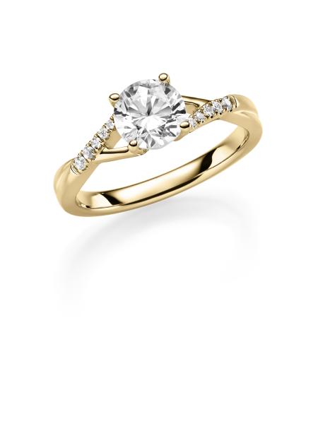 Rubin Verlobungsring Gelbgold RU-1831-35