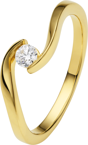 Bedra Antragsring Gelbgold Schwungfassung RB00131.2