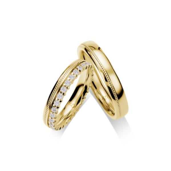 SIMON & SÖHNE TRAURINGE GELBGOLD S403 + S403D