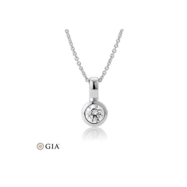 Breuning Solitaire Anhänger Zarge GIA Zertifikat 31859150GIA
