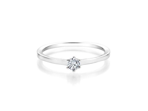 Collection Ruesch Solitaire Ring Weissgold 60/36150