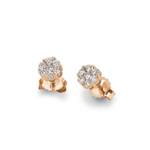 BREUNING/SAINT MAURICE BRILLANT OHRSTECKER ROTGOLD 01885330