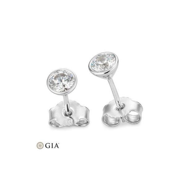 Breuning GIA Zertifikat Ohrstecker Zarge 01859740GIA