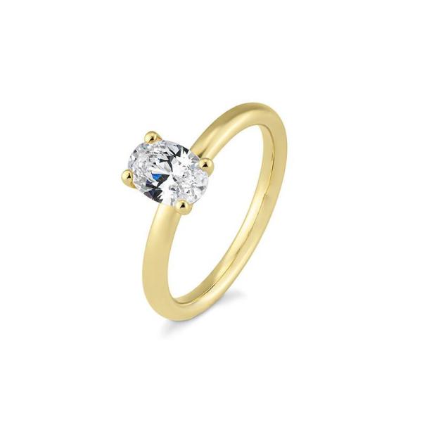 Breuning Labordiamant Ring Gelbgold 41063230