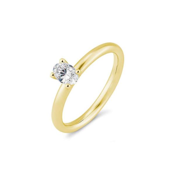 Breuning Labordiamant Ring Gelbgold 41063230
