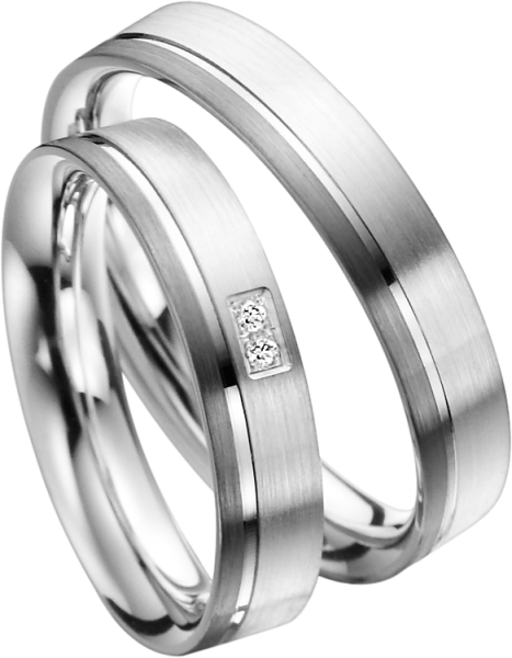 Rubin 585 Palladium-925 Silber R937
