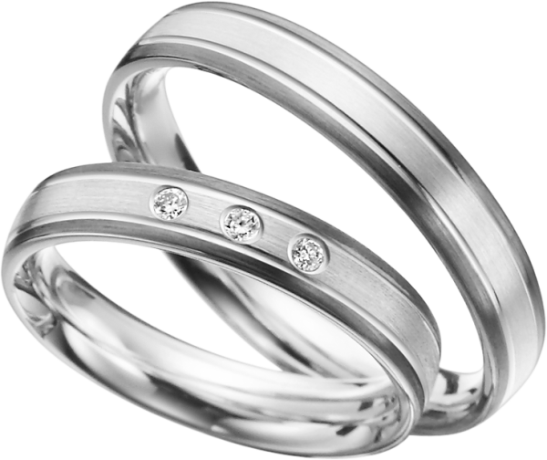 Rubin 585 Palladium-925 Silber R938