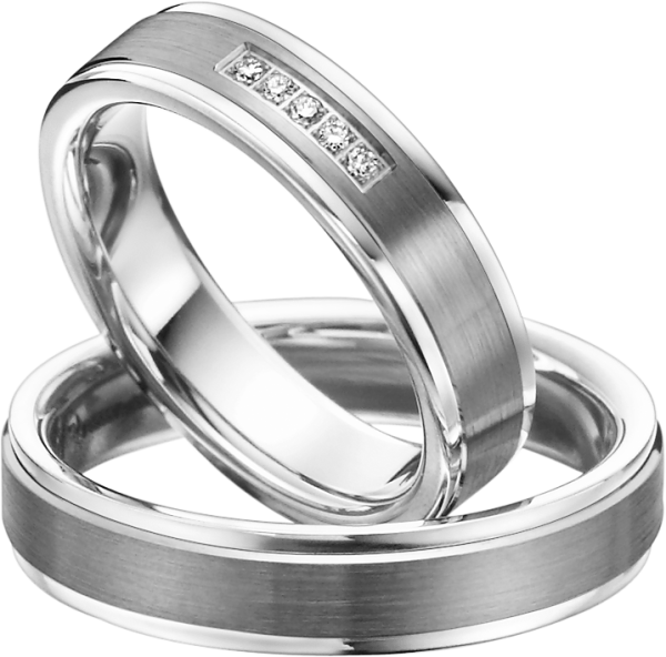 Rubin 585 Palladium-925 Silber R940