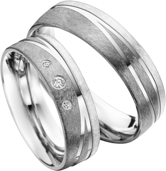 Rubin 585 Palladium-925 Silber R941