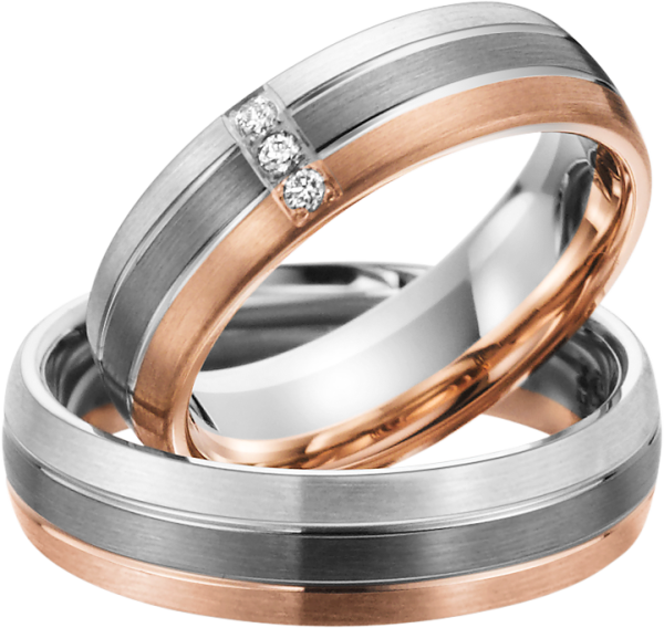 Rubin 585 Palladium-925 Silber-585 Rotgold R949