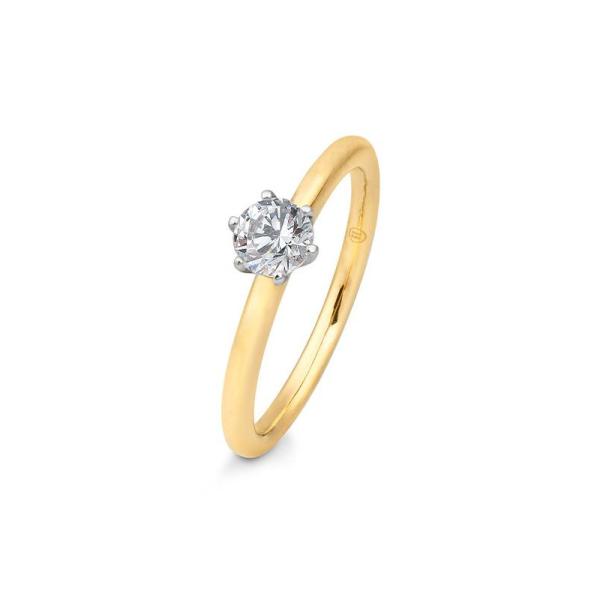 Breuning Labordiamant Ring Bicolor WG 41061510