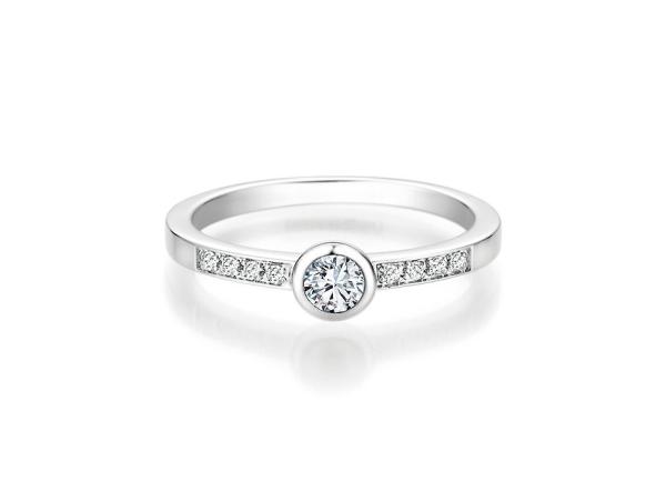 COLLECTION RUESCH SOLITAIRE RING 950 PLATIN 60/40150PT